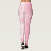 "De maan" van Mucha Pink Leggings (Achterkant)