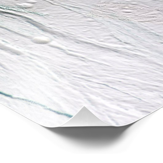 De maan van Saturnus Enceladus 2 Foto Afdruk (Hoek)