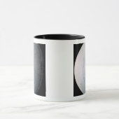 De maan van Saturnus Enceladus 2 Mok (Midden)