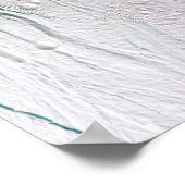 De maan van Saturnus Enceladus 2 Poster (Hoek)