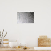 De maan van Saturnus Enceladus 2 Poster (Keuken)