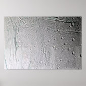 De maan van Saturnus Enceladus 2 Poster (Voorkant)