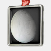 De maan van Saturnus Enceladus 3 Metalen Ornament (Links)