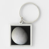 De maan van Saturnus Enceladus 3 Sleutelhanger (Voorkant)