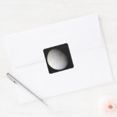 De maan van Saturnus Enceladus 3 Vierkante Sticker (Envelop)