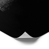 De maan van Saturnus Enceladus Poster (Hoek)