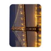 De maan vanavond over de Brug Magneet (Verticaal)