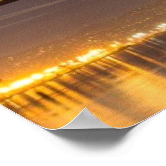 De maan vanavond over de Brug Poster (Hoek)