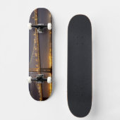 De maan vanavond over de Brug van de baai Skateboard (Voorkant)