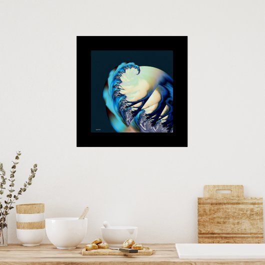 de maan vangen poster (Keuken)