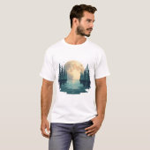 De Maan Viel in het Meer T-shirt (Voorkant volledig)