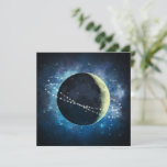 De maan - Wenskaart Feestdagenkaart<br><div class="desc">Verbluffende blanco kaart met Galaxy Artpart!</div>