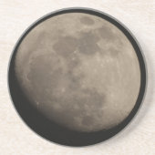 De maan zandsteen onderzetter (Voorkant)