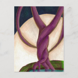 De maanboom briefkaart