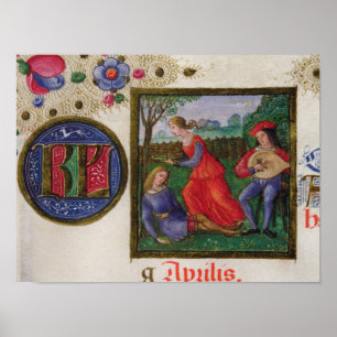 De maand april: in de Meadows Poster