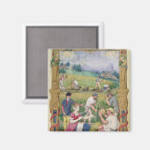 De maand augustus: de oogst magneet (Voorkant / Achterkant)