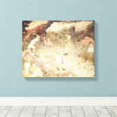 De maand december canvas afdruk (Insitu (Houten vloer))