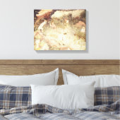 De maand december canvas afdruk (Insitu (Slaapkamer))