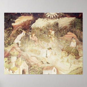 De maand december poster