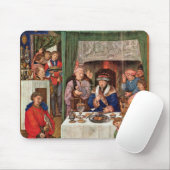 De maand januari muismat (Met muis)