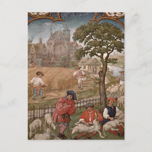 De maand juli briefkaart (Voorkant)