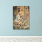 De maand juli canvas afdruk (Insitu (Houten vloer))