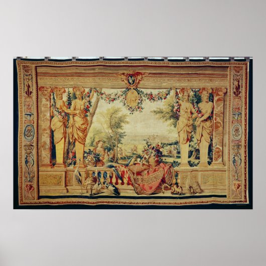 De maand juli/Chateau of Vincennes Poster (Voorkant)