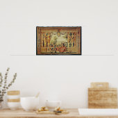 De maand juli/Chateau of Vincennes Poster (Keuken)