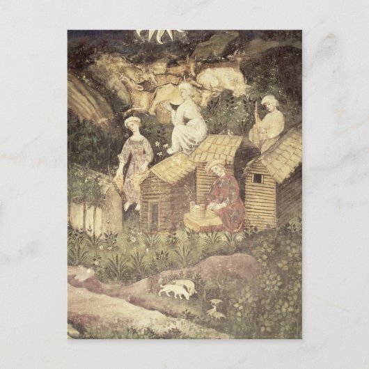 De maand juni briefkaart (Voorkant)