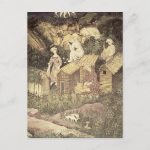 De maand juni briefkaart