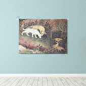 De maand juni canvas afdruk (Insitu (Houten vloer))