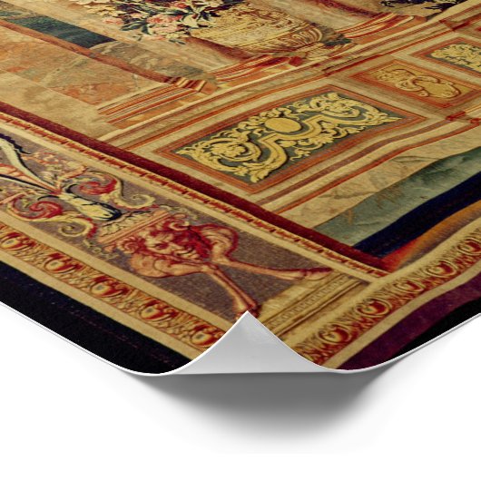 De maand juni/het Kateau van Fontainebleau Poster (Hoek)