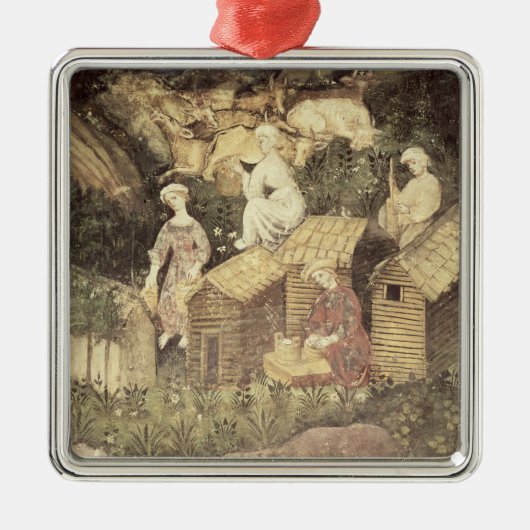 De maand juni metalen ornament (Voorkant)