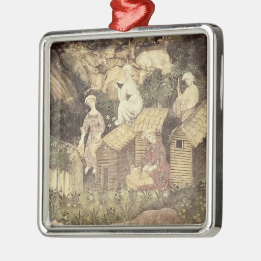 De maand juni metalen ornament (Links)