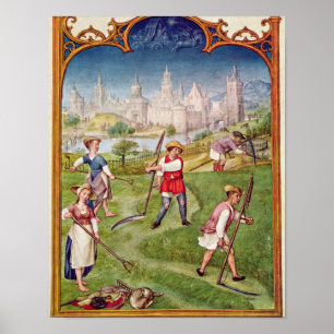 De maand juni poster