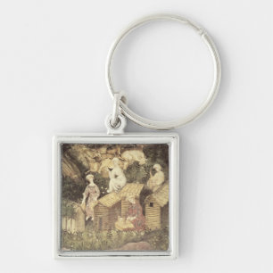 De maand juni sleutelhanger