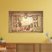 De maand november/het Kateau van Blois Canvas Afdruk (Insitu (Woonkamer))