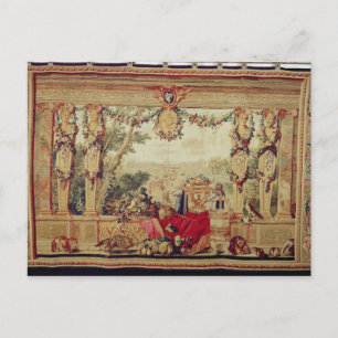 De maand oktober/het kaateau van de Tuileries Briefkaart