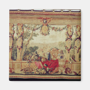 De maand oktober/het kaateau van de Tuileries Magneet
