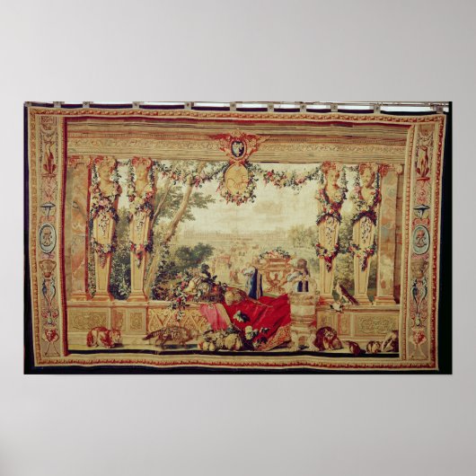 De maand oktober/het kaateau van de Tuileries Poster (Voorkant)