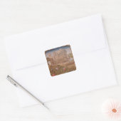 De maand september vierkante sticker (Envelop)