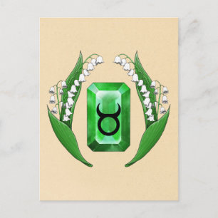 De Maand van de geboorte mag Stier Briefkaart