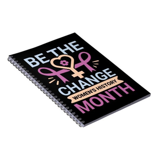 De maand van de veranderende vrouwengeschiedenis notitieboek (Rechterzijde)