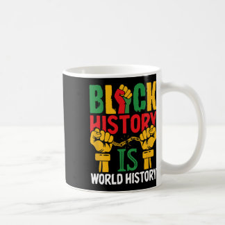 De maand van de zwarte geschiedenis is wereldgesch koffiemok