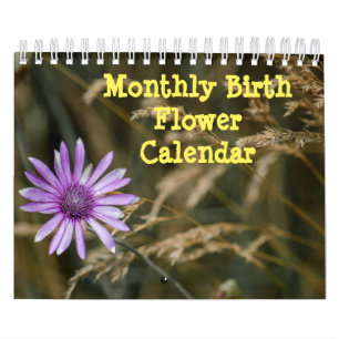 De maandelijkse Bloemen van de Geboorte Kalender