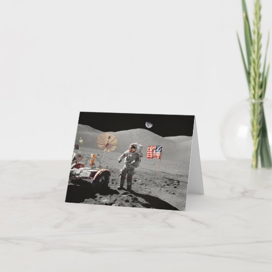 De maanlanding of toch niet? kaart (Voorkant)