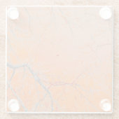 De Maan's Gaze Glass Art Glazen Onderzetter (Achterkant)