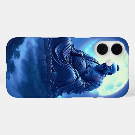 De Maansegen over het Hemelse Beeld Case-Mate iPhone Case (Achterkant (horizontaal))