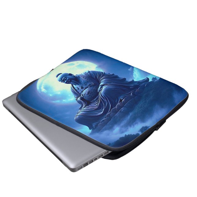 De Maansegen over het Hemelse Beeld Laptop Sleeve (Voorkant onderkant)