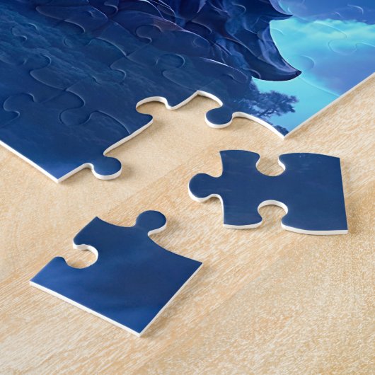 De Maansegening over het Hemelse Beeld Legpuzzel (Zijkant)
